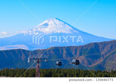 秋季箱根纜車富士山 秋季箱根纜車富士山 130690773