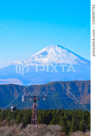 Autumn Hakone Ropeway Mount Fuji Autumn Hakone Ropeway Mount Fuji 130690792
