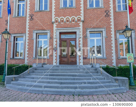 Belgium, Viron Castle, town hall of Dilbeek. 130690800