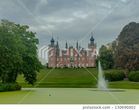 Belgium, Viron Castle, town hall of Dilbeek. 130690802