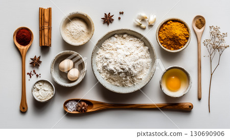 Creative expression that expresses the beginning of cooking 130690906