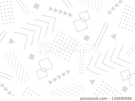 Stylish business geometric pattern background (blue) 130690980
