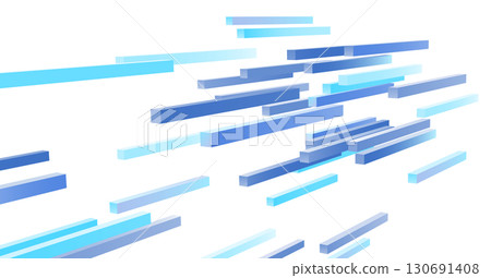 Blue 3D Block Background Technology Style 3 Blue 3D Block Background Technology Style 3 130691408