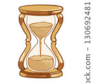 Simple hourglass illustration 130692481