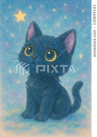 Sitting cat 130694181