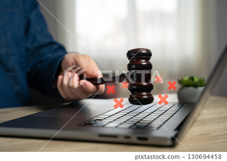 New ban on the Internet. Law on restrictions on the Internet, cybersecurity challenges, digital freedom limits, online censorship, social media control, information access regulation. 130694458