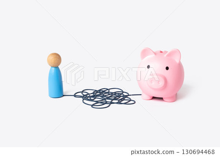 Start Saving. Lifelong Journey to Retirement. Planning Finances for Retirement, pension strategy, future security, personal wealth management, financial education, smart investments. 130694468
