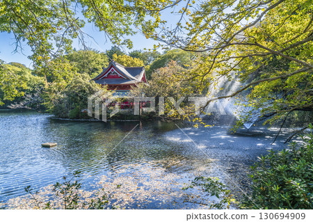 The lush green scenery of Inokashira Park and Inokashira Pond [Tokyo, Musashino City - Mitaka City] 130694909