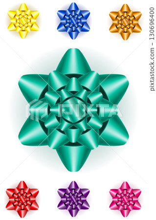 satin bow for gift or decorations cartoon stock vector illustration isolated on white background satin bow for gift or decorations cartoon stock vector illustration isolated on white background 130696400
