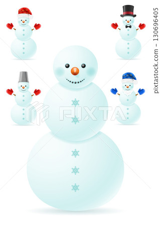 christmas snowman person character cartoon stock vector illustration christmas snowman person character cartoon stock vector illustration 130696405
