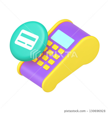 3d Realistic Icon Payment Terminal And Credit Card For Electronic Transaction Interface 3d Realistic Icon Payment Terminal And Credit Card For Electronic Transaction Interface 130696928