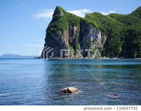 Cape Eboshi on the coast of Yoichi Town Cape Eboshi on the coast of Yoichi Town 130697792