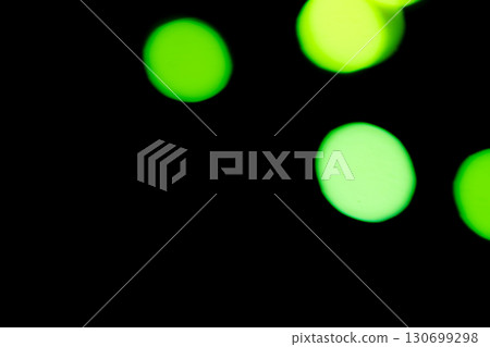 Yellow-green color bokeh image (stock photo) 130699298