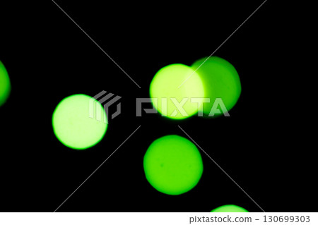 Yellow-green color bokeh image (stock photo) 130699303