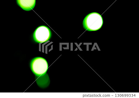 Yellow-green color bokeh image (stock photo) 130699334