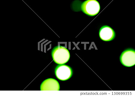 Yellow-green color bokeh image (stock photo) 130699355