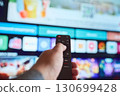 TV time with a remote 130699428