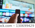 Adjusting settings on a smart television 130699429