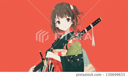 Samurai Girl 130699633