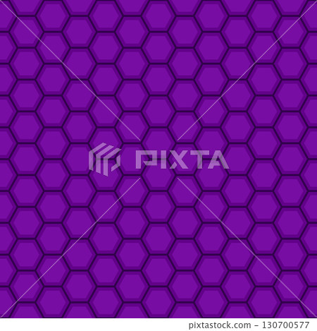 Seamless purple hexagon pattern 130700577