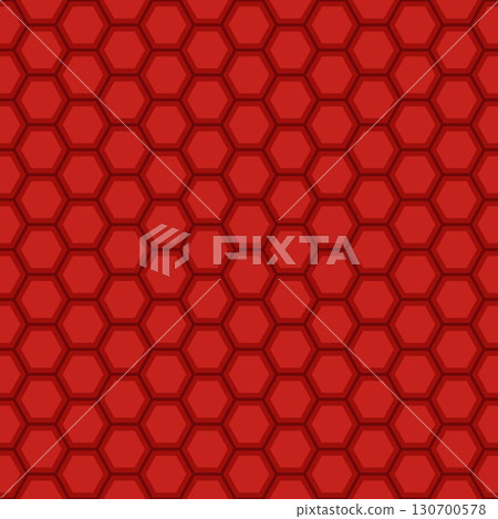 Seamless red hexagon pattern Seamless red hexagon pattern 130700578