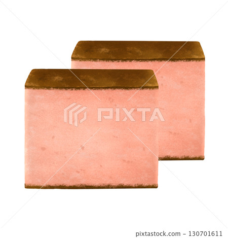 Strawberry castella front illustration 130701611
