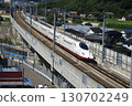 Kamome 29 passing through the Nishi-Kyushu Shinkansen Shin-Omura Shinkansen Depot 130702249