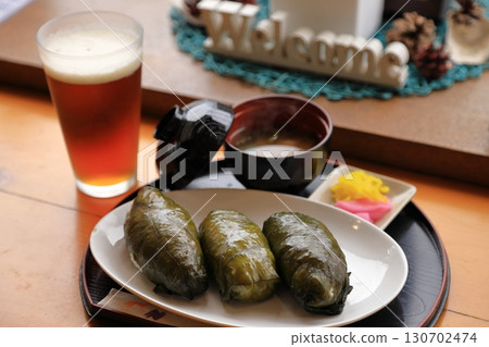 Meharizushi and beer Meharizushi and beer 130702474