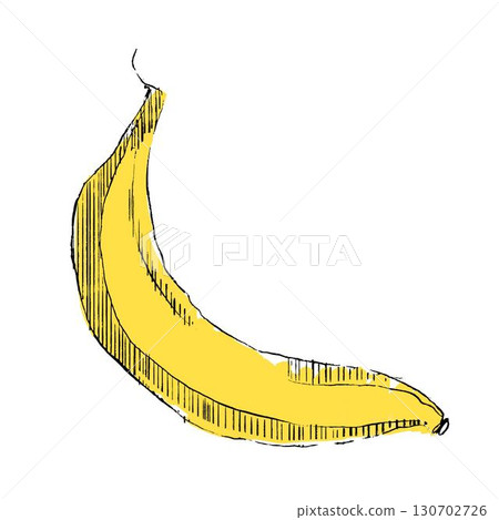 Banana graphic Cartoon. Tropical fruits. Vector illustration 130702726