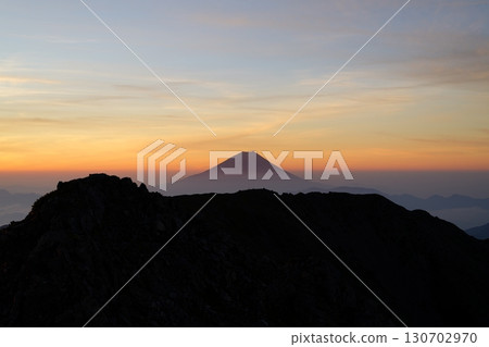 Mount Fuji at sunrise 130702970