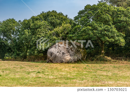 Illustration of Brittany in France, granit, sea, land Illustration of Brittany in France, granit, sea, land 130703021