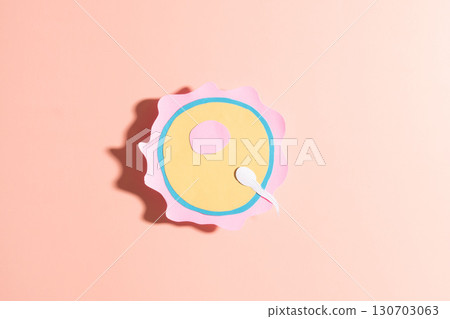 Sperm swim to ovum cell. The union of sperm and an egg cell. Fertilization process. Reproductive medicine health care pregnancy. 130703063