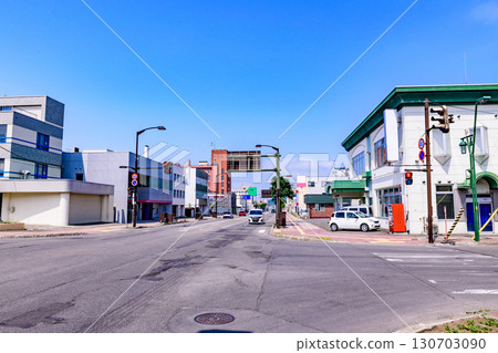 從觀景巖上眺望北海道遠輕町 130703090