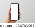 Smartphone on a white background 130703564