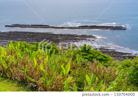 [Miyazaki Prefecture] Miyazaki City, Roadside Station Phoenix, Oni no Sentakuiwa (Wavy Rock) 130704000