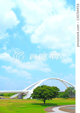 Scenery of Toyota Ohashi Bridge, Toyota City, Aichi Prefecture Scenery of Toyota Ohashi Bridge, Toyota City, Aichi Prefecture 130704458
