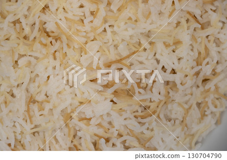 Delicious Lebanese rice recipe featuring angel hair and buttery vermicelli 130704790