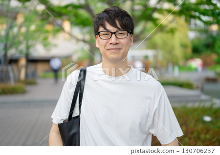 A smiling male A smiling male 130706237