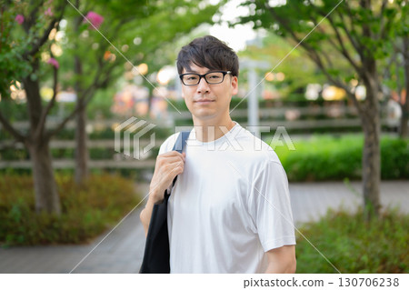 A smiling male 130706238