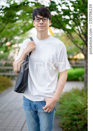 A smiling male A smiling male 130706239