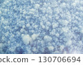 Close-up of salt crystals on the lake surface, unique natural texture 130706694