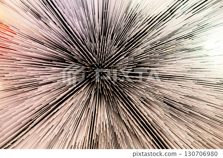 Abstract technology design wallpaper with rays lines and star. Futuristic fascinating effect. 130706980