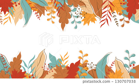 autumn border frame 130707038