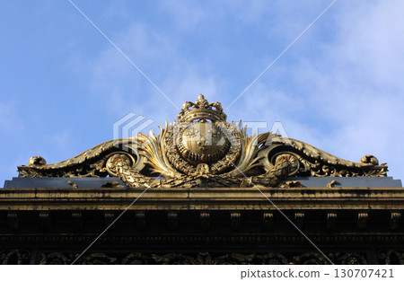 Detail of the golden gate at the justice palace in Paris Detail of the golden gate at the justice palace in Paris 130707421