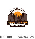 Grand canyon national park vintage design logo emblem 130708189