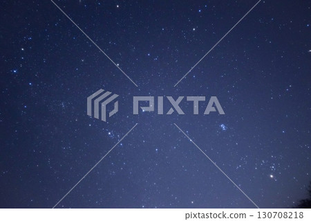 冬季星座和美麗的星空 130708218
