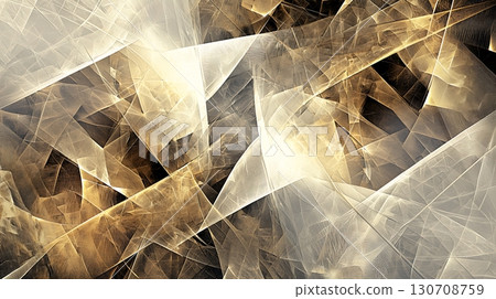 A piece of abstract art with a lot of different shapes and colors 130708759