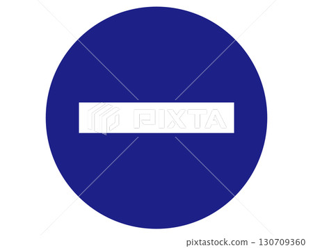Simple minus sign icon illustration material Simple minus sign icon illustration material 130709360