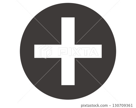 簡單的加號圖示插圖素材 簡單的加號圖示插圖素材 130709361