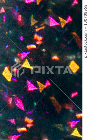 Colorful geometric holographic patterns on a dark background Colorful geometric holographic patterns on a dark background 130709958